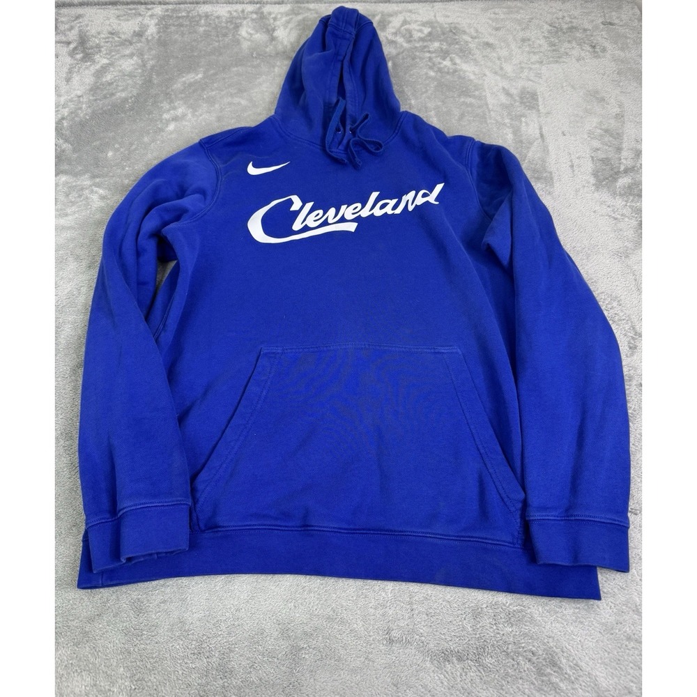 Nike Cleveland Cavaliers NBA Pullover Hoodie Men's Size Large Blue